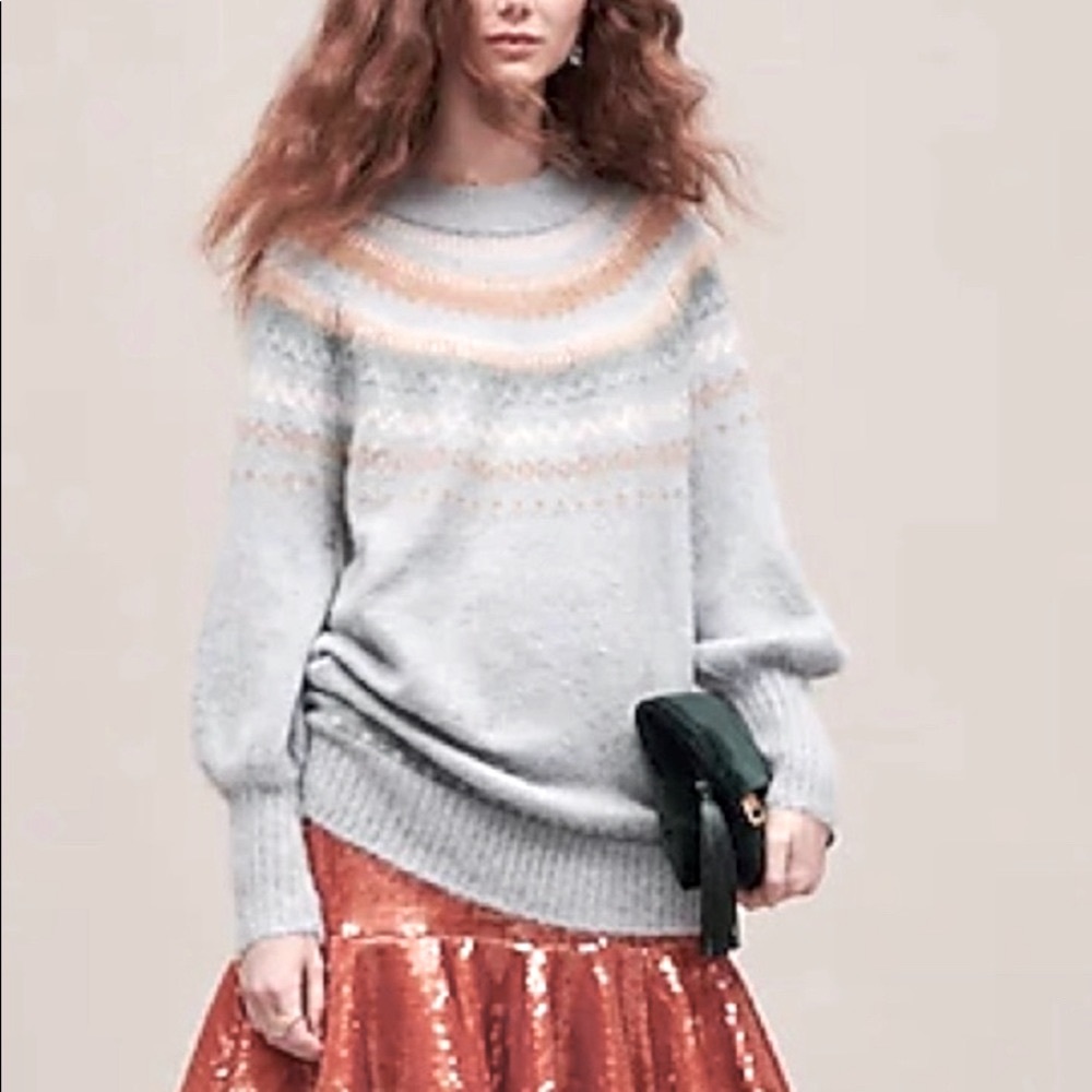 JCrew Fair Isle sweater size S - Picture 5 of 11